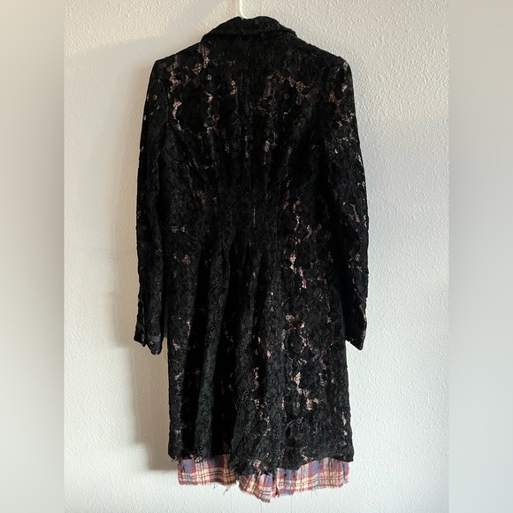 ***SOLD***New Free People Long Lace Black Jacket Blazer - Picture 11 of 17